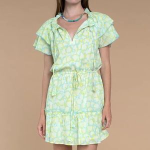 Olivia James Tinsley DRESS IN ABSTRACT GEO